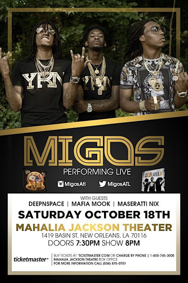 Migos Live In Concert - New Orleans, La.