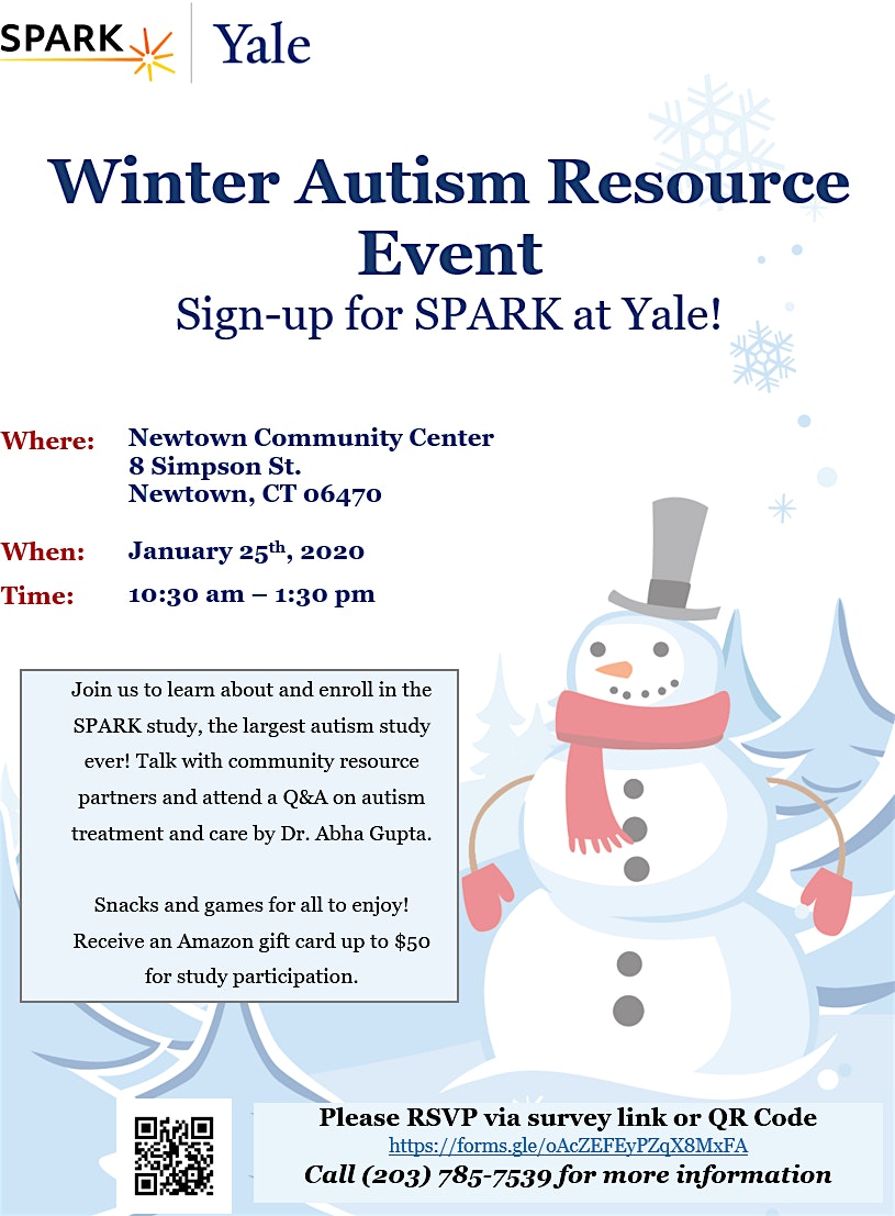 SPARK Winter Autism Resource Event