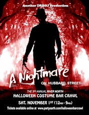 A Nightmare on Hubbard Street - Halloween Costume Bar Crawl primary image