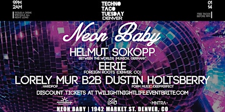Techno Taco Tuesday Denver: Helmut Sokopp primary image