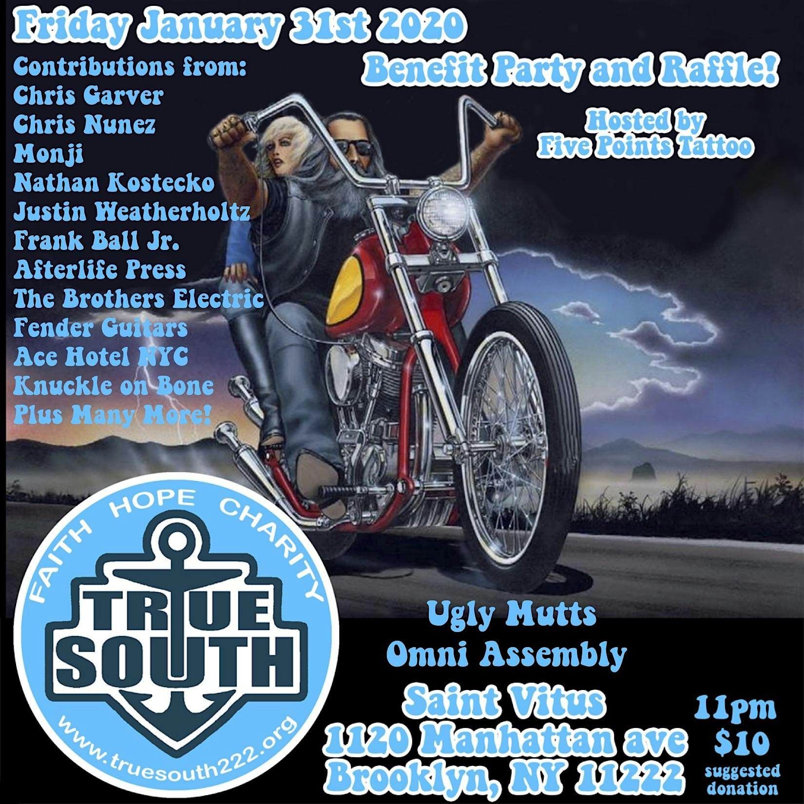 True South Benefit Party with Ugly Mutts and Omni Assembly