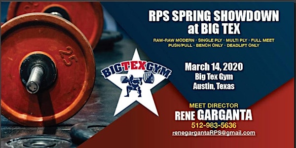 RPS Texas Spring Showdown Powerlifting Competition