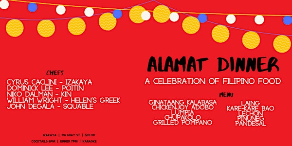 Alamat Dinner - A Filipino Food Event