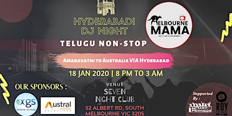 Image principale de Hyderabadi DJ NIGHT | Telugu NON-STOP |Melbourne | Sankranthi Special