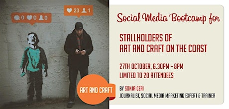 Social Media Bootcamp for Stall Holders of the Art and Craft Markets on the Coast primary image