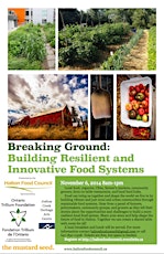 Breaking Ground: Building Resilient and Innovative Food Systems primary image