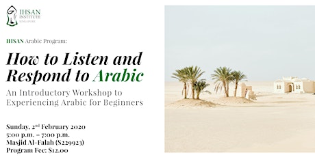 How to Listen and Respond to Arabic primary image