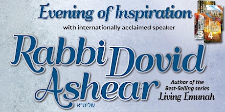 London Event  (Mechitza) - Sunday 19th Jan with Rabbi Dovid Ashear primary image