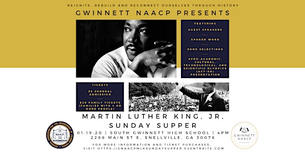 Gwinnett NAACP MLK Jr. Sunday Supper