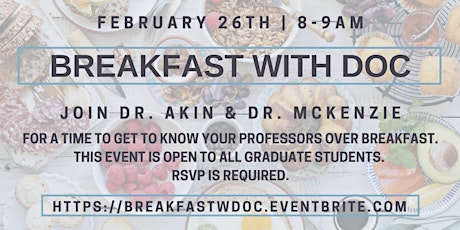 Breakfast with Doc : Drs. Akin & McKenzie primary image