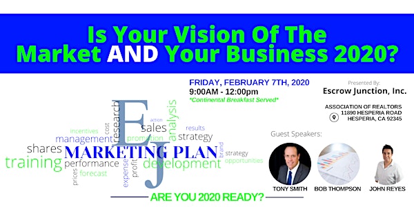 Is Your Vision of the Market AND Your Business 2020?