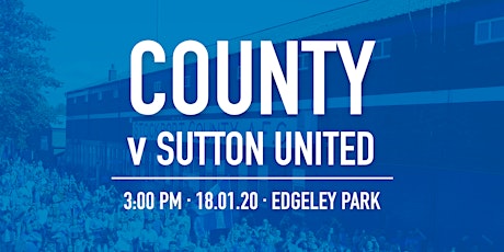 #StockportCounty vs Sutton United primary image