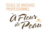 Logotipo de École de massage professionnel À fleur de peau