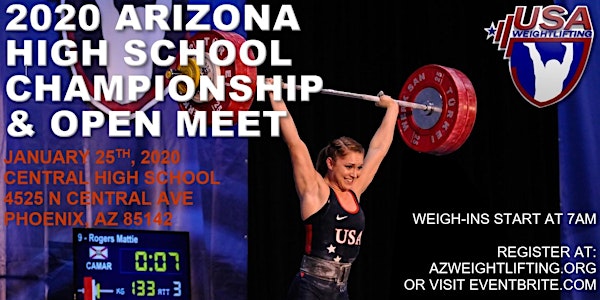 2020 Arizona High School Weightlifting Championship & Youth/Junior Open