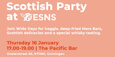 Wide Days - Scottish Party at ESNS primary image