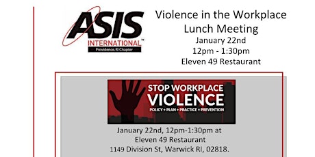 Violence in the Workplace - Meeting primary image
