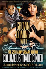Fountain City Classic Grown Folks After Party "Grown Coming part II" primary image