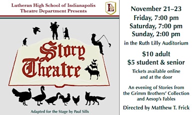 Lutheran High School Theatre Department presents "Story Theatre" primary image