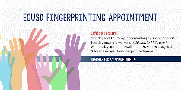 Elk Grove Unified School District Fingerprinting Appointment