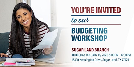Budgeting Workshop-Sugar Land primary image