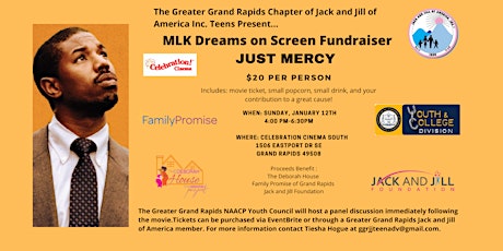 MLK Dreams on Screen Fundraiser: Just Mercy primary image