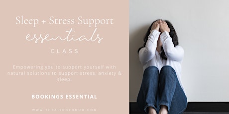 Sleep, Anxiousness & Stress Support - Essential Oil Make & Take Workshop primary image