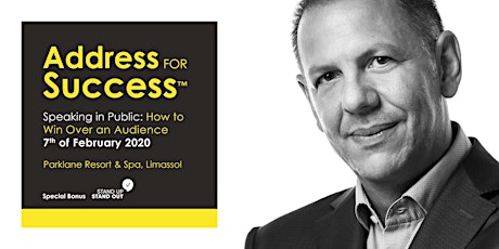 "ADDRESS FOR SUCCESS™" Speaking in Public: How to Win Over An Audience  primary image