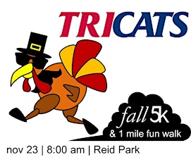 Tricats Fall 5K and 1 Mile Charity Walk primary image