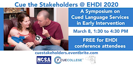 Image principale de Cue the Stakeholders Symposium: Cued Language Services in EI