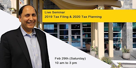 Live Event - 2019 Tax Filing & 2020 Tax Planning primary image