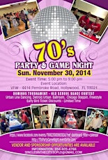 70s PARTY & GAME NIGHT - Celebrating the 70's, 80's & 90's (Thanksgiving Weekend) primary image