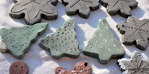 Clay Christmas Ornaments, Holiday Workshop, All ages are Welcome