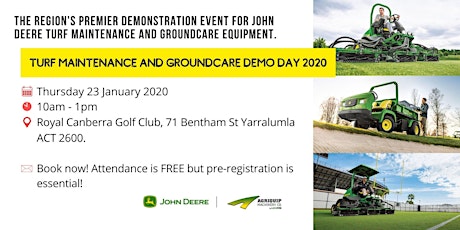 Turf Maintenance and Groundcare Industry Machinery Demo Day primary image