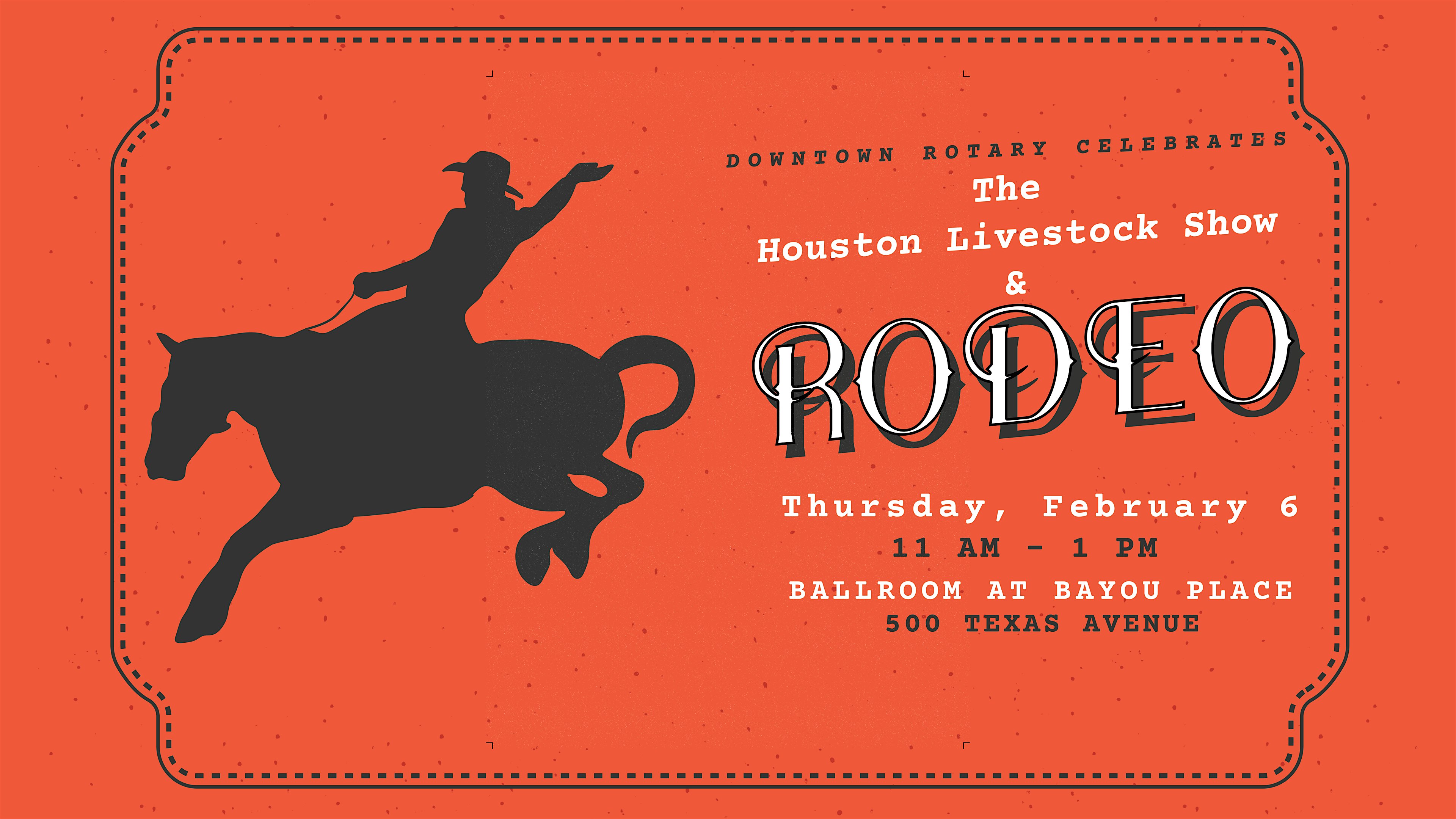 Downtown Rotary Celebrates the Houston Livestock Show and Rodeo 2020