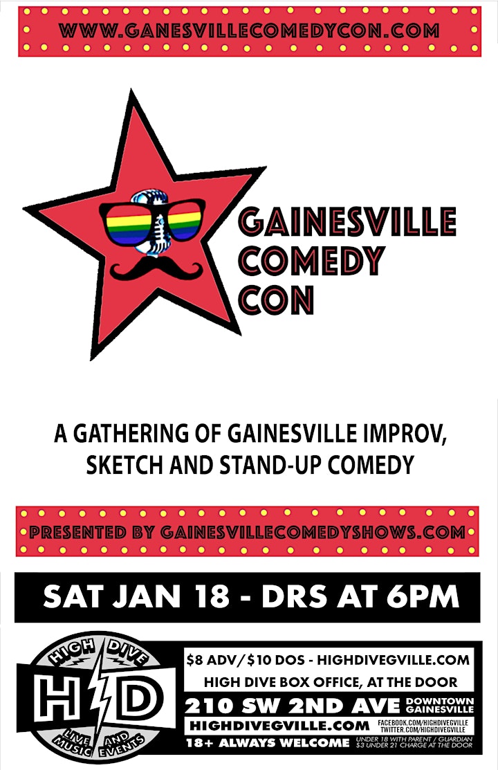 Gainesville Comedy Con image