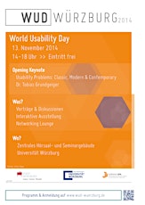 Hauptbild für World Usability Day Würzburg 2014
