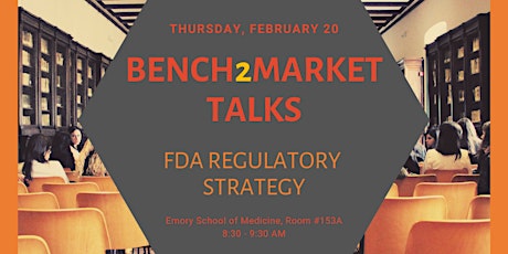 FDA Strategy: Bench2Market Talks primary image