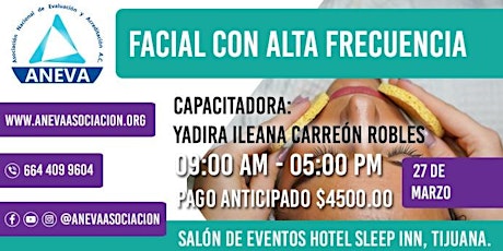 Imagen principal de CURSO "FACIAL CON ALTA FRECUENCIA"