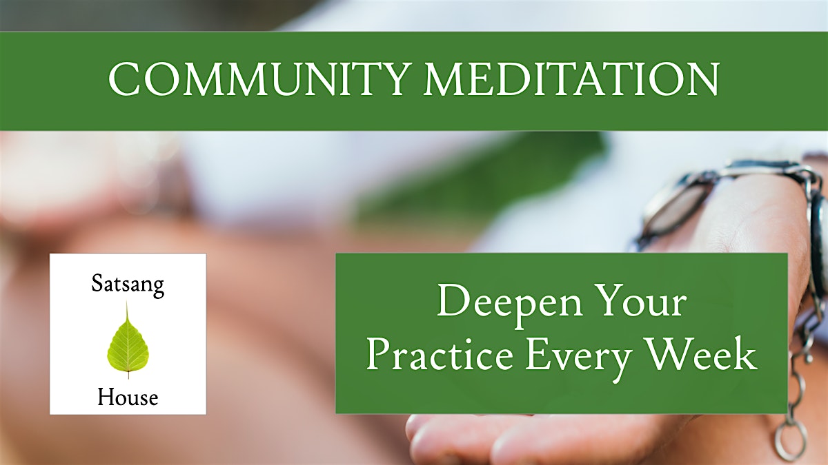 Community Meditation (Morning Drop In)
