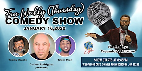 Free Comedy show ( Wild Wings Cafe) Thursday primary image