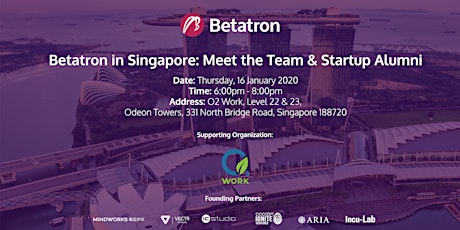 Betatron in Singapore: Meet the Team & Startup Alumni primary image