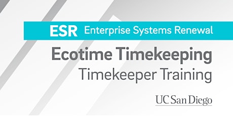 Ecotime Timekeeper Training
