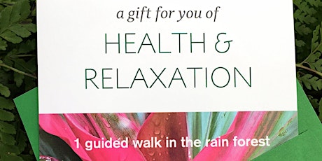 Gift Certificate for Forest Bathing Walk