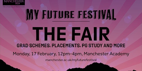 My Future Festival - The Fair 2020: Manchester (Monday 17th February) primary image