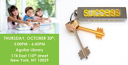 "Keys to a Successful School Year" Workshop for Parents & Free Tutoring Session for Students! primary image