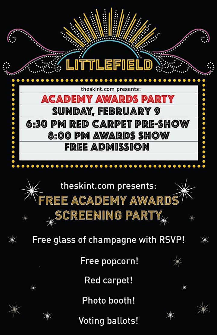 
		theskint.com presents: Free Academy Awards Screening Party image
