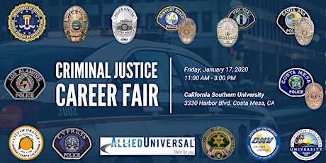 Criminal Justice Career Fair at California Southern University  primary image