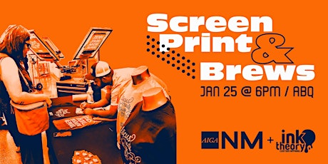 Screen Print & Brews with Ink Theory primary image
