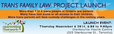 Trans Family Law Project Launch primary image