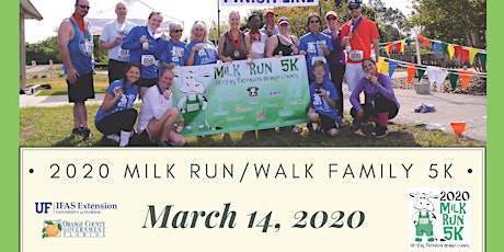 2020 Milk Run/Walk Family 5K primary image